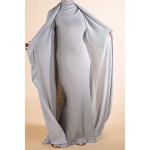 Kabayare long sleeve turtle-neck maxi dress